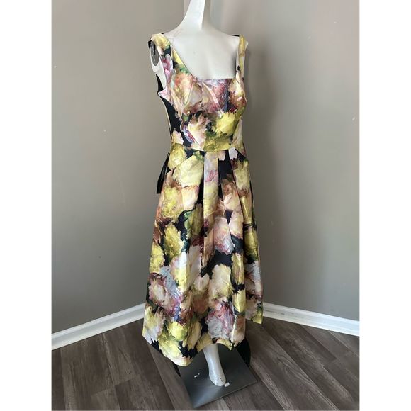 Kay Unger Perry Fit & Flare Dress US 6 $398 - Picture 7 of 11